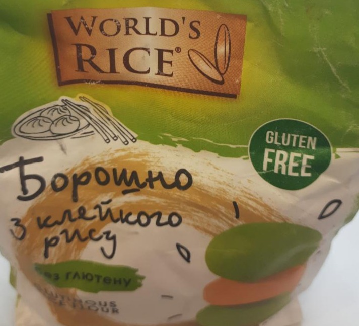 Фото - Борошно з клейкого рису World's Rice
