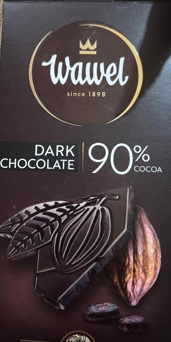 Фото - Шоколад чорний 90% Dark Chocolate Wawel