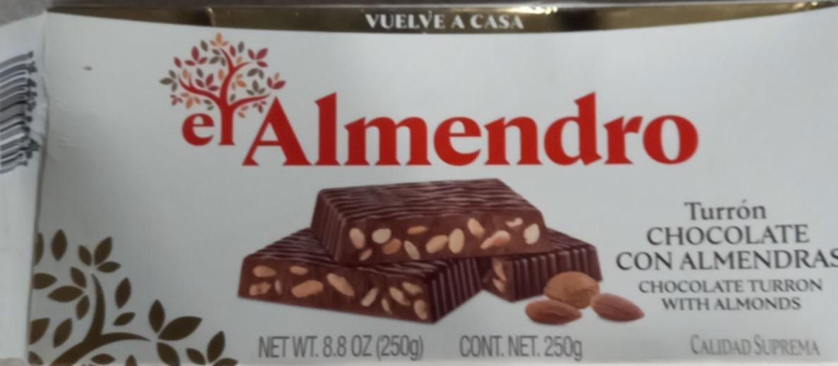 Фото - Шоколадна нуга з мигдалем Almendro
