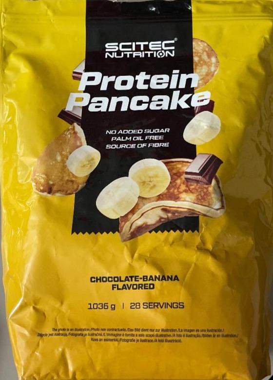 Фото - Суміш протеїнова для приготування панкейків Protein Pancake Chocolate-Banana Scitec Nutrition