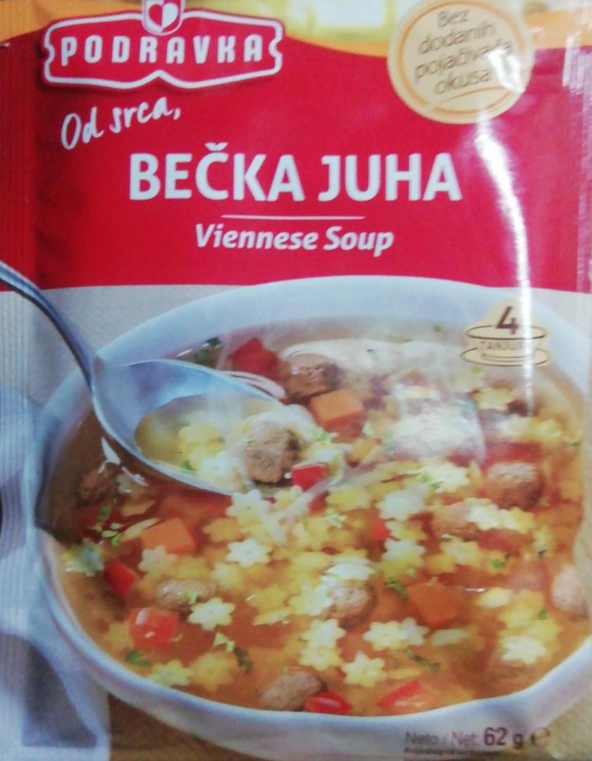 Фото - Суп з печінковими фрикадельками та макаронами по- віденськи Podravka