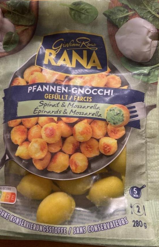 Фото - Pfannen-Gnocchi gefüllt Spinat & Mozzarella Rana