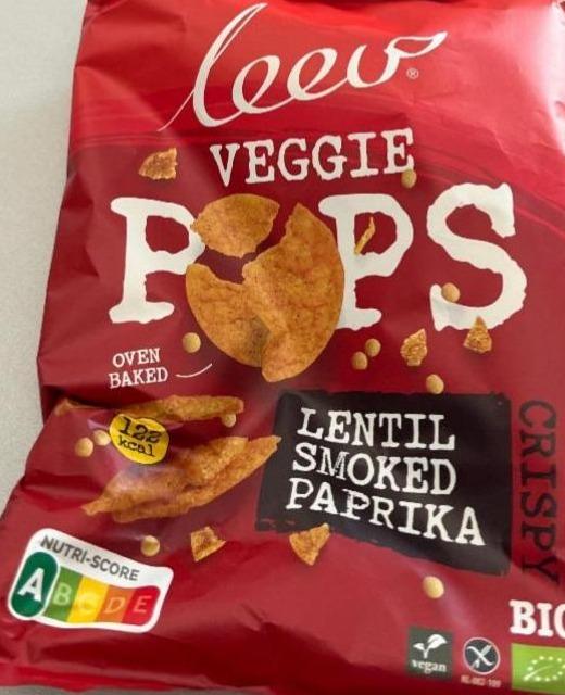 Фото - Leev chips veggie pops paprika Lidl