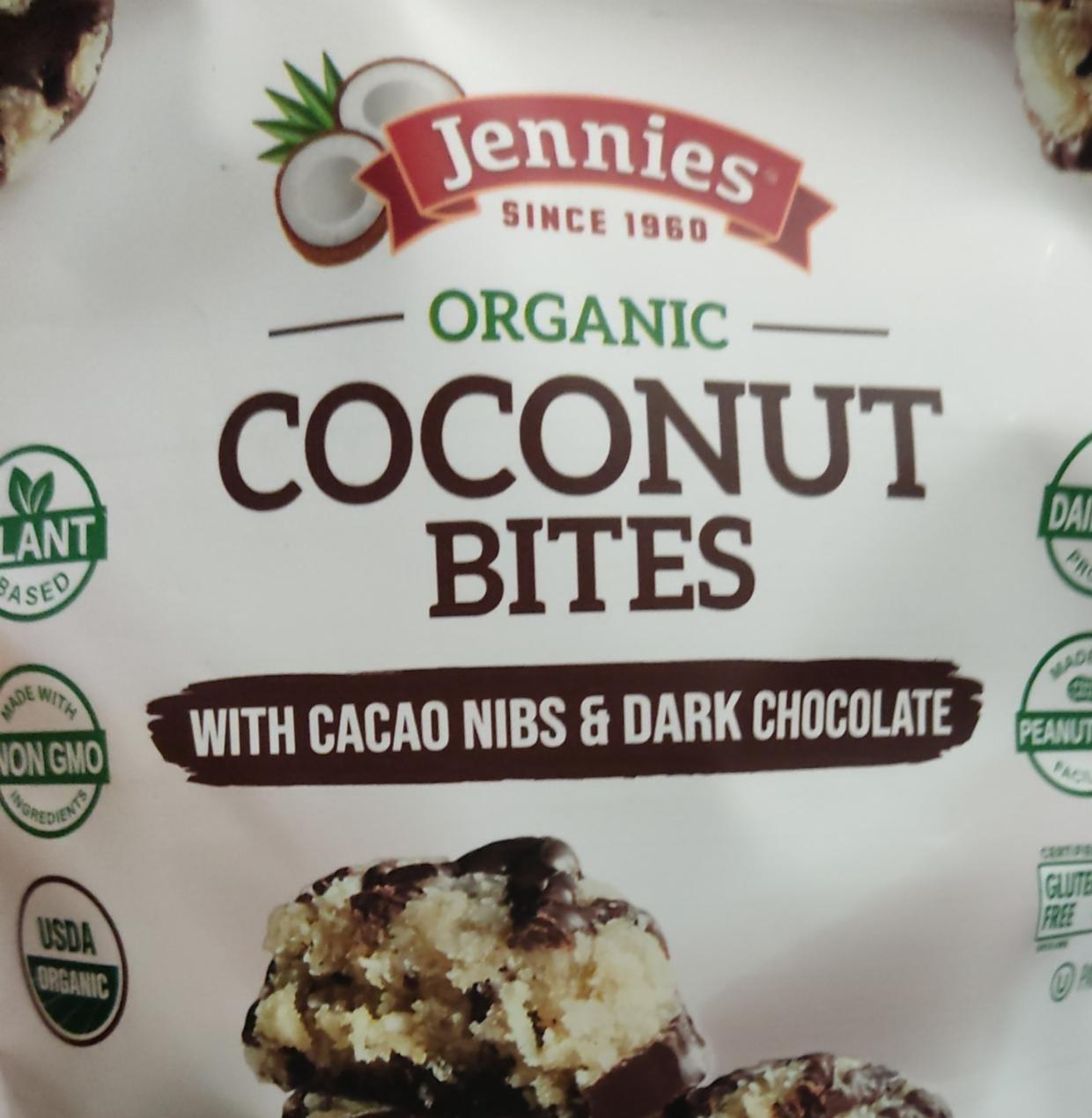 Фото - Органічні кокосові цукерки Coconut bites Jennies