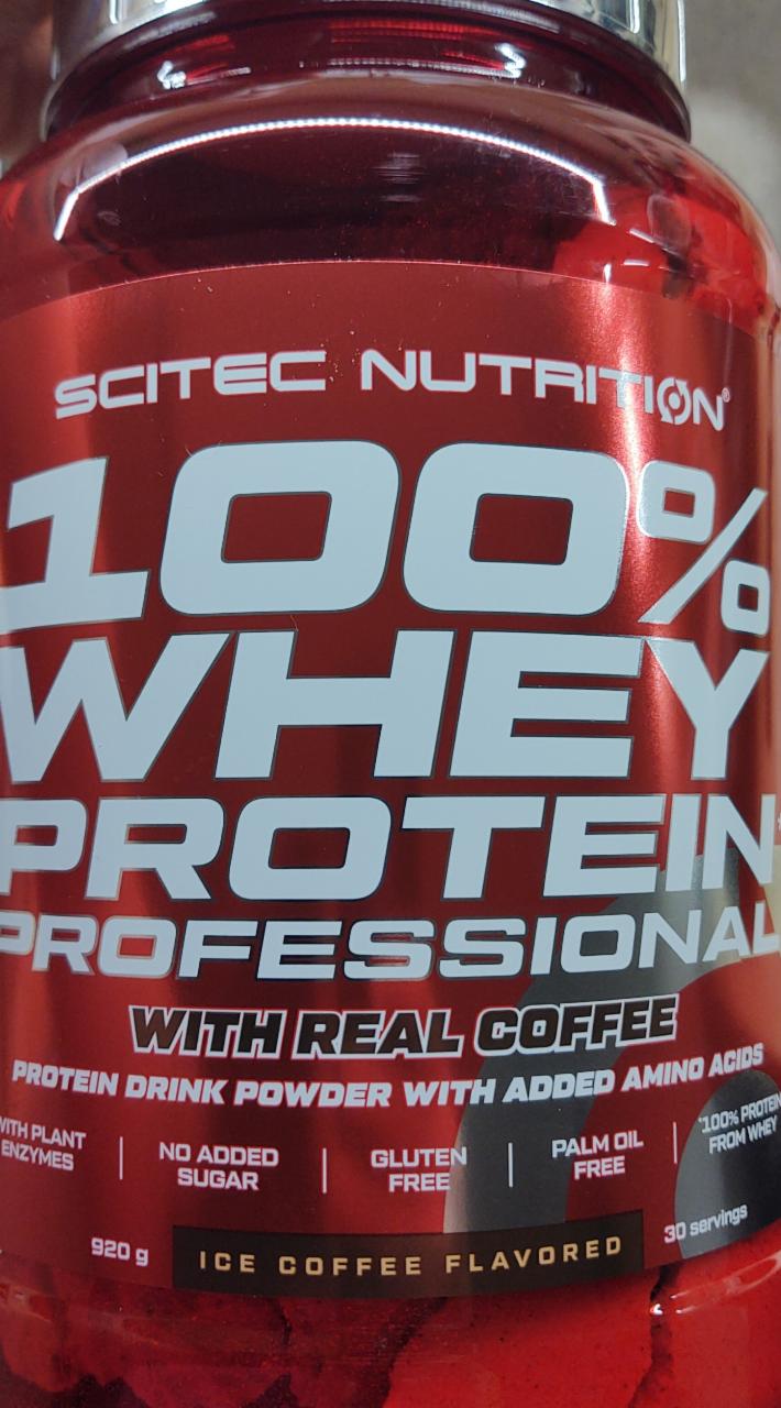 Фото - Протеїн 100% Whey Protein Professional Крижана кава Scitec Nutrition