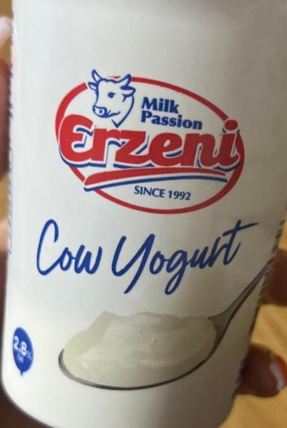 Фото - Йогурт 2.8% Cow Yogurt Erzeni