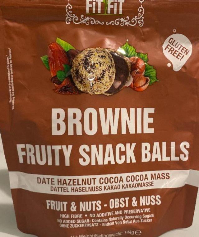 Фото - Brownie Fruity Snack Balls Fit Fit