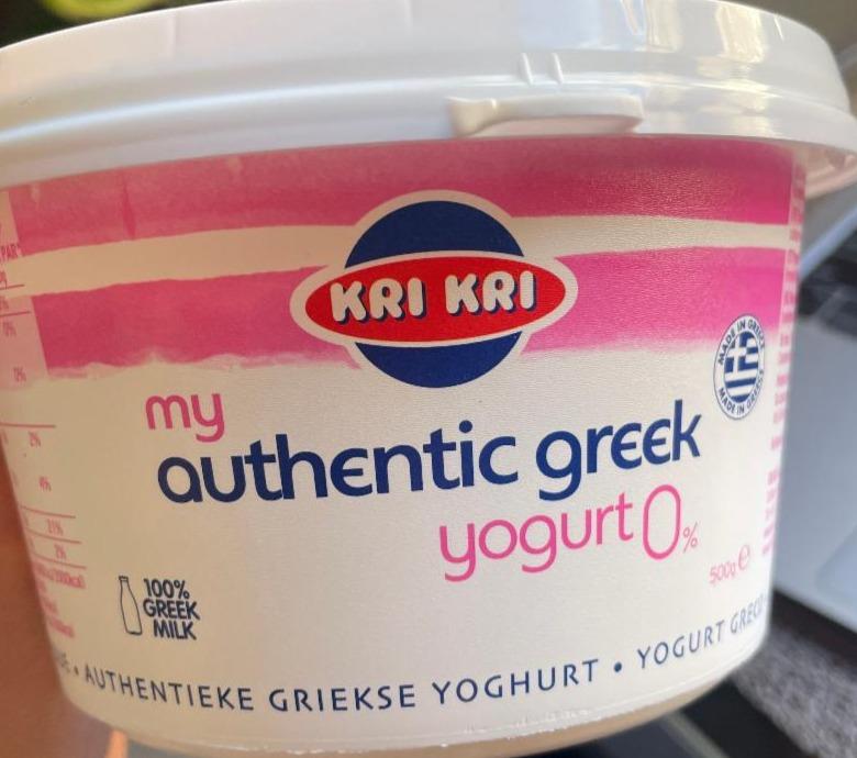 Фото - My authentic greek yogurt 0% Kri Kri