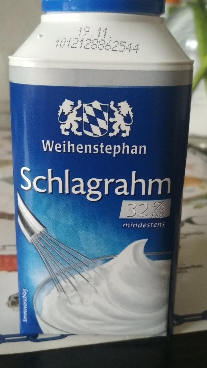 Фото - Вершки 32% Schlagrahm Weihenstephan