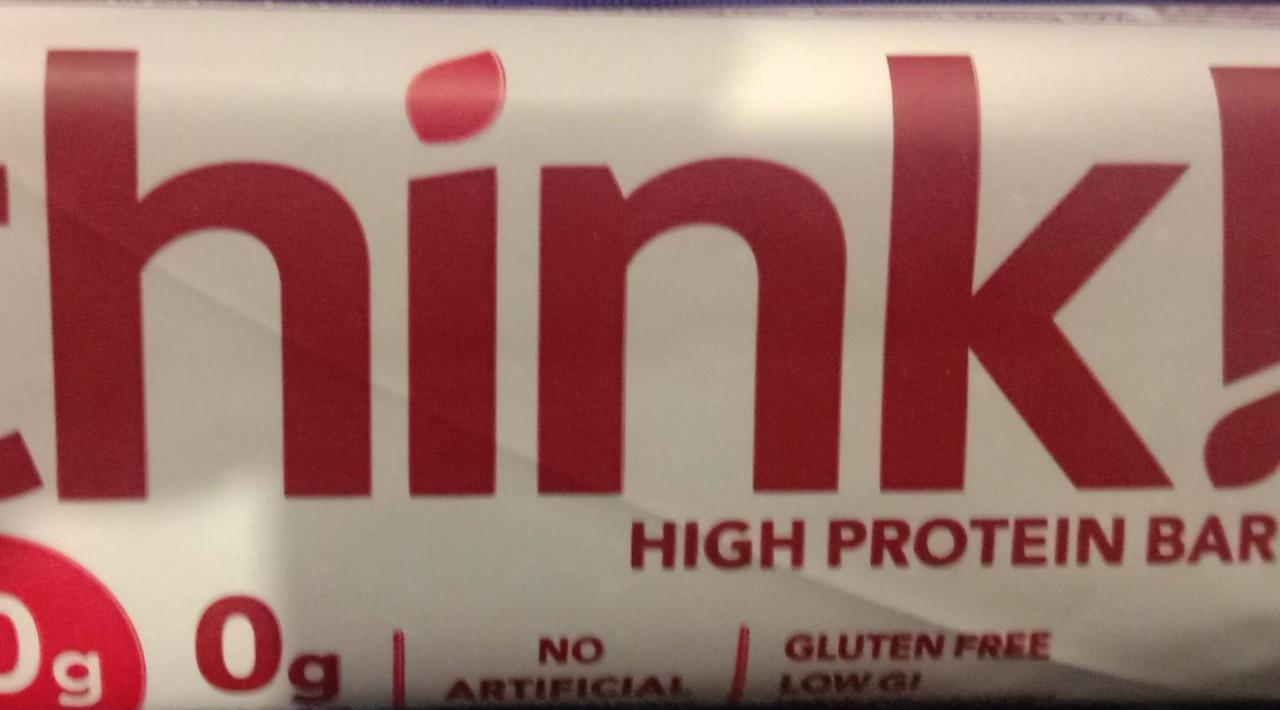 Фото - High Protein Bar Chunky Peanut Butter ThinkThin