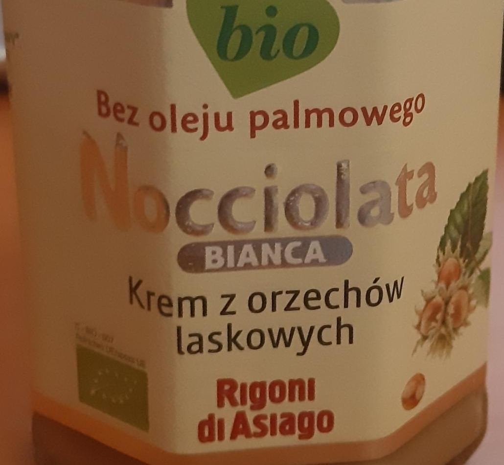 Фото - Крем горіховий Nocciolata Bianca без пальмової олії bio Rigoni diAsiago