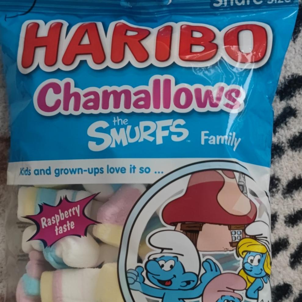Фото - Зефір м'який Chamallows Smurfs Family Haribo