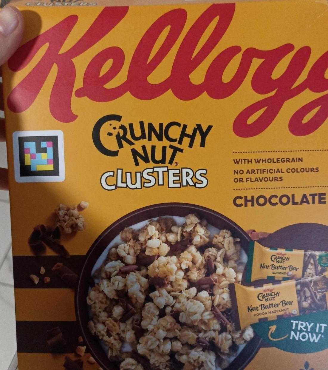 Фото - Crunchy Nut Chocolate Clusters Cereal Kellogg's