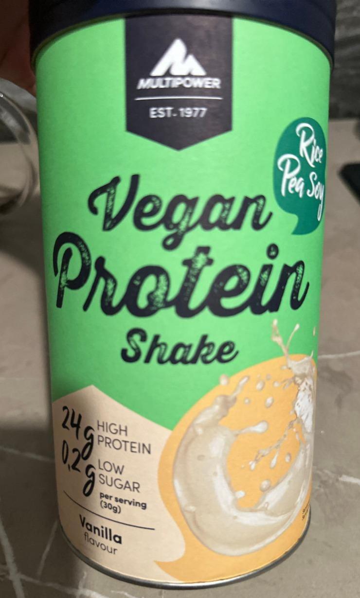 Фото - Протеїн веганський ванільний Vegan Protein Shake Multipower