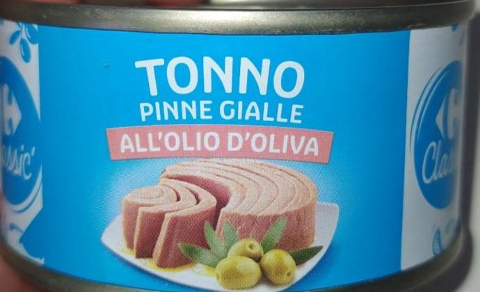 Фото - Тунець в олії оливковій Tonno Pinne Gialle Nixe