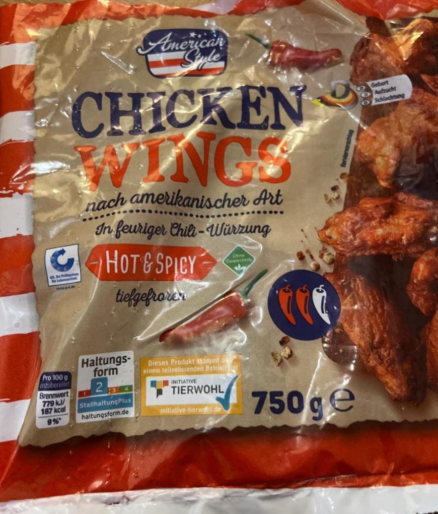 Фото - Chicken wings hot & spicy American style