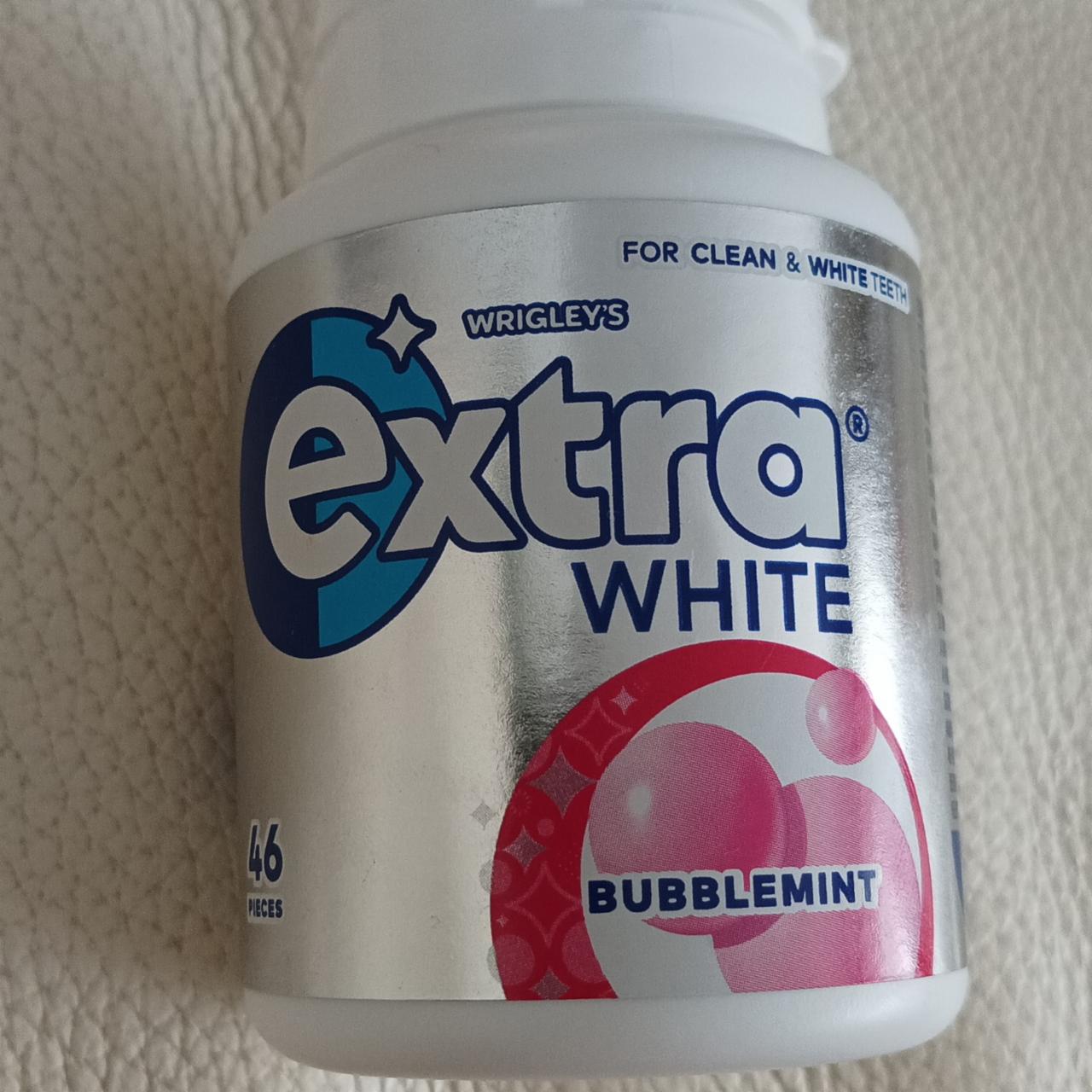 Фото - Жувальна гумка Bubblemint Extra White Wrigley's