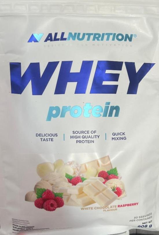 Фото - Whey protein suite white chocolate raspberry Allnutrition