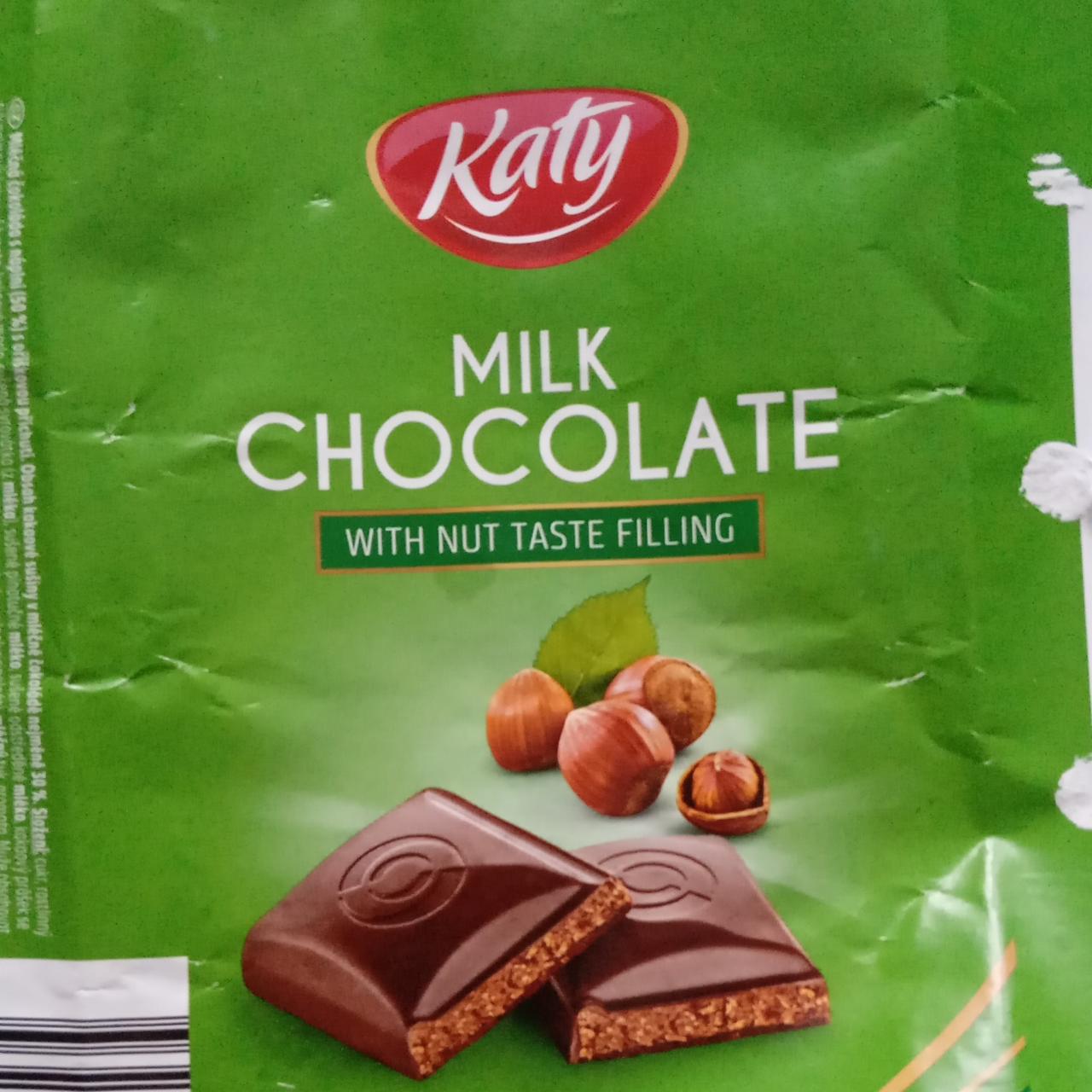 Фото - Шоколад молочний з горіховою начинкою Milk Chocolate Katy