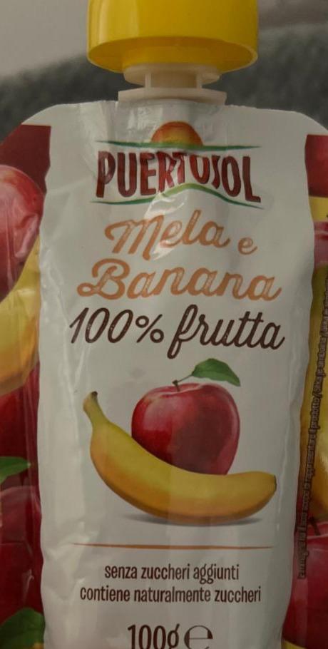 Фото - Mela e banana 100% frutta Puertosol