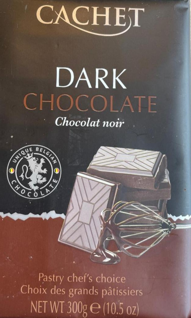 Фото - Шоколад бельгійський чорний Dark Chocolate зі вмістом какао 54% Cachet