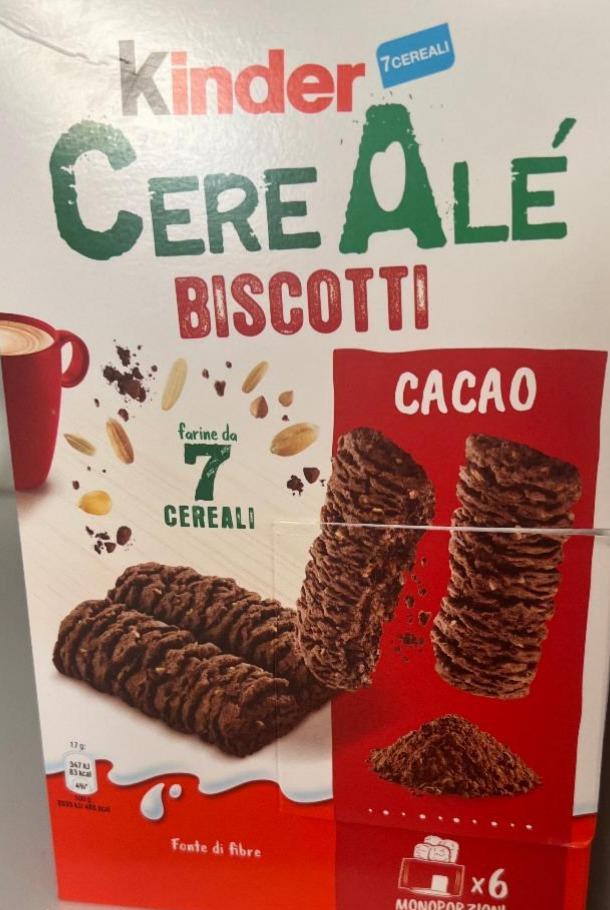 Фото - Cerealé Cacao Getreide Kekse mit Kakao Kinder