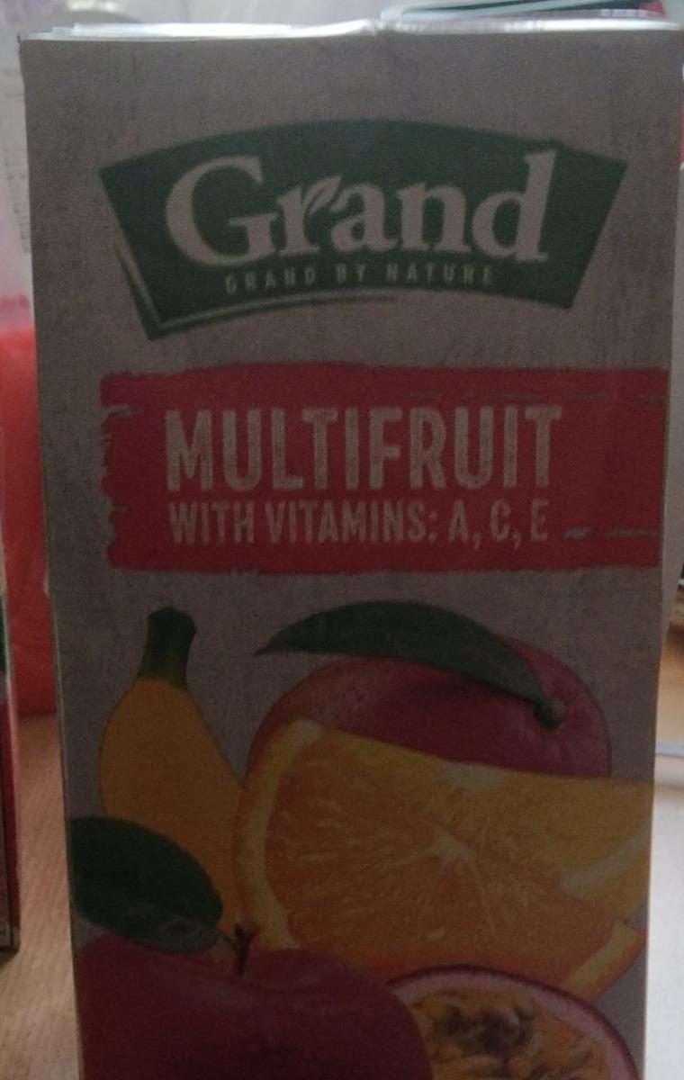 Фото - Мультифруктовий сік з вітамінами A, C, E Grand