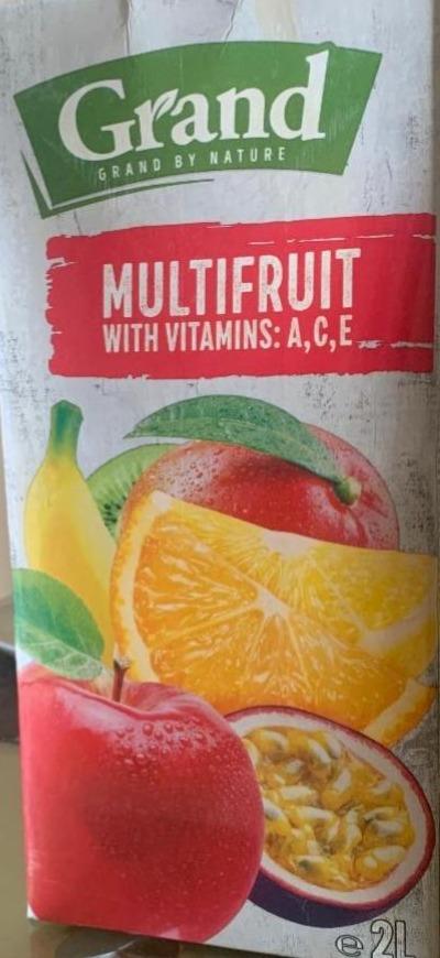 Фото - Мультифруктовий сік з вітамінами A, C, E Grand