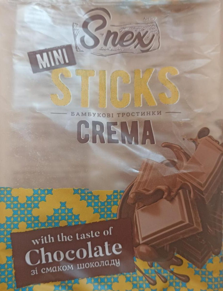 Фото - Mini sticks crema with the taste of Chocolate Snex