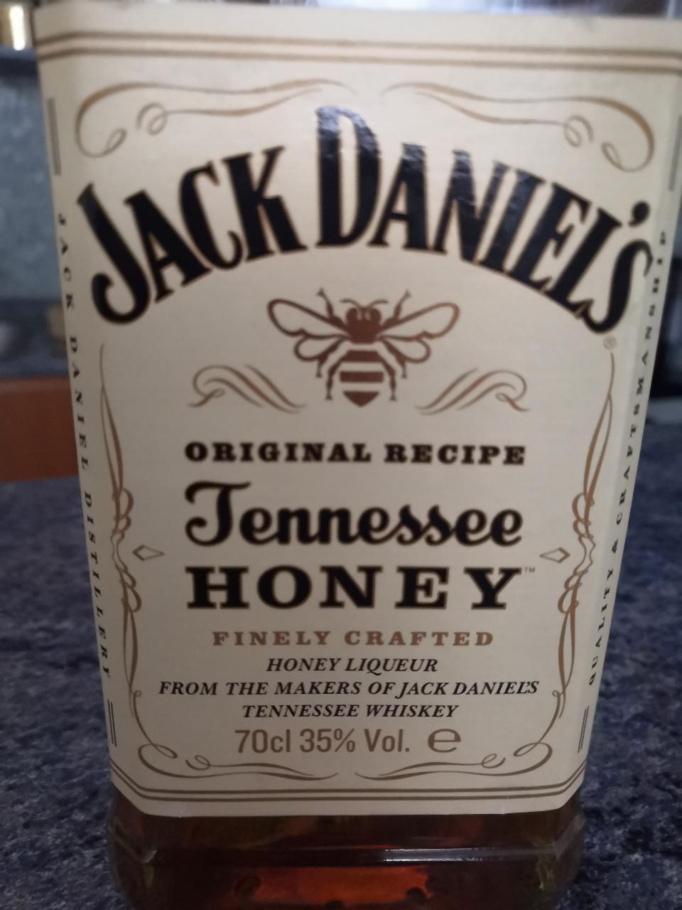 Фото - Віскі 35% Tennessee Honey Jack Daniels