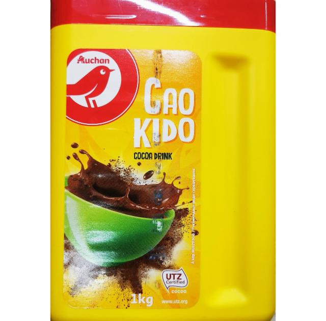 Фото - Розчинний какао-напій дитячий Cao Kido Auchan Ашан
