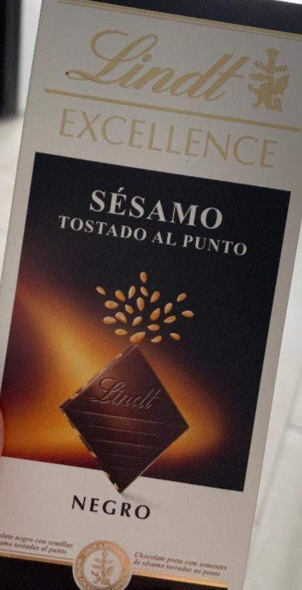 Фото - Чорний шоколад Excellence Sesamo Lindt