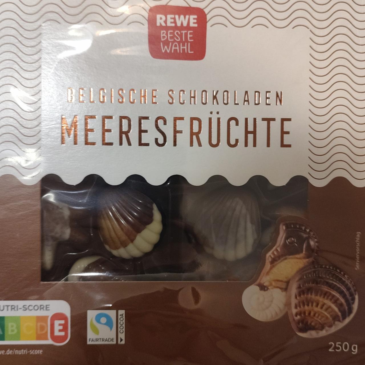 Фото - Belgische Schokoladen Meeresfrüchte Rewe beste wahl