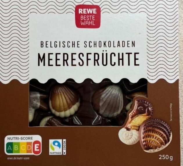 Фото - Belgische Schokoladen Meeresfrüchte Rewe beste wahl