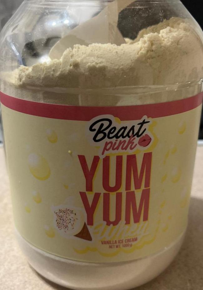 Фото - Yum Yum Whey Protein Vanilla Ice Cream Beast Pink