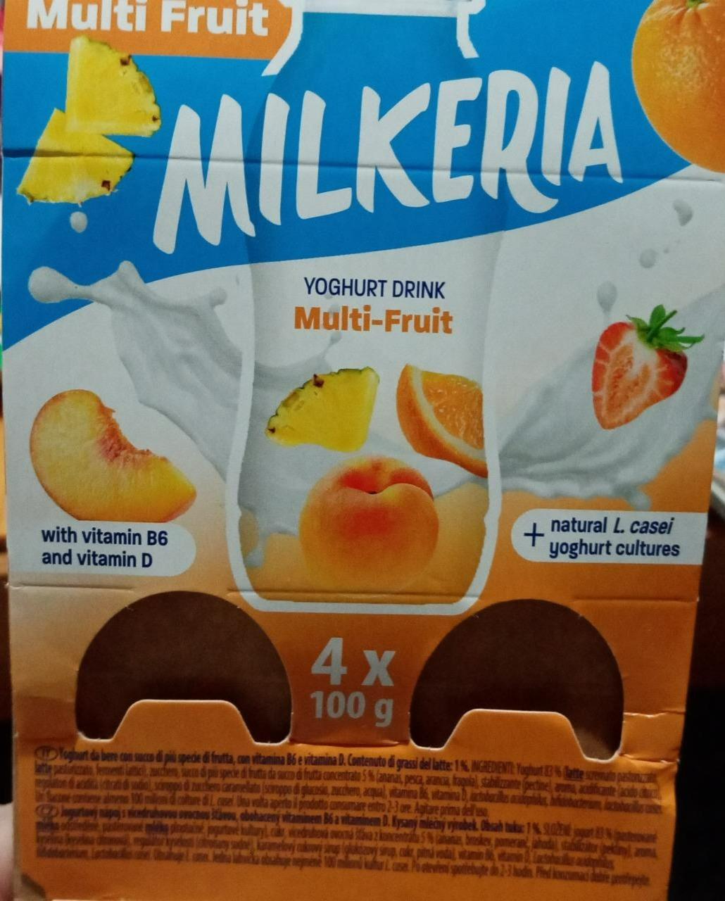 Фото - Yoghurt drink Multi-fruit Milkeria