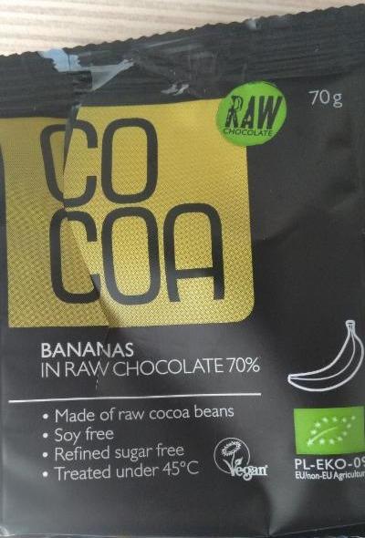 Фото - Cocoa Bananas in raw chocolate