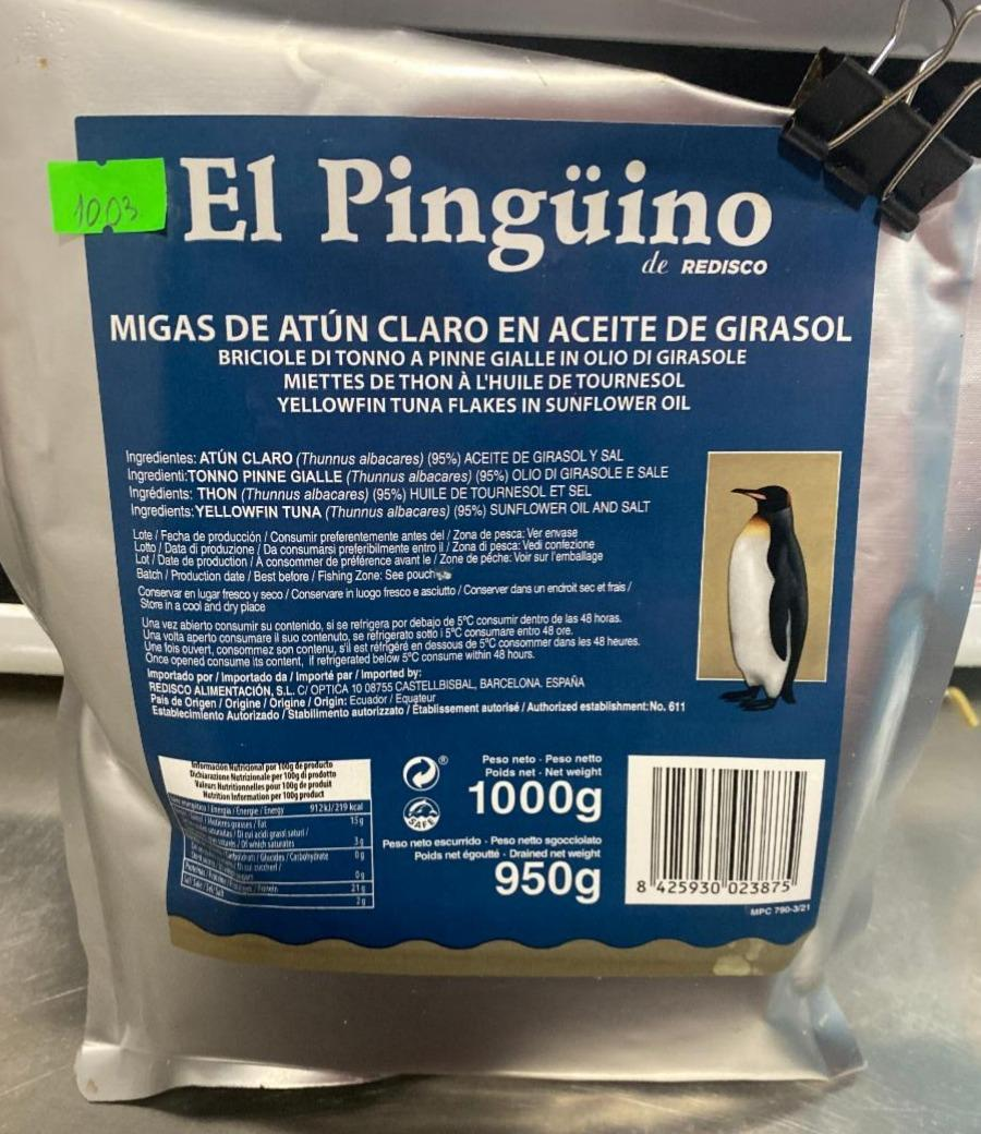 Фото - Тунець в соняшниковій олії El Pinguino
