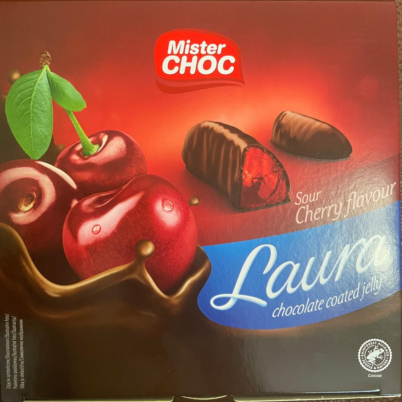 Фото - Цукерки желейні в шоколаді Cherry Flavour Mister Choc