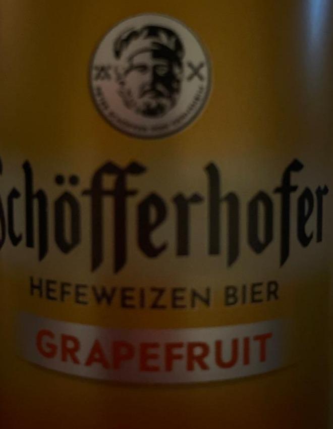Фото - Пиво спеціальне пшеничне нефільтроване Grapefruit Schofferhofer