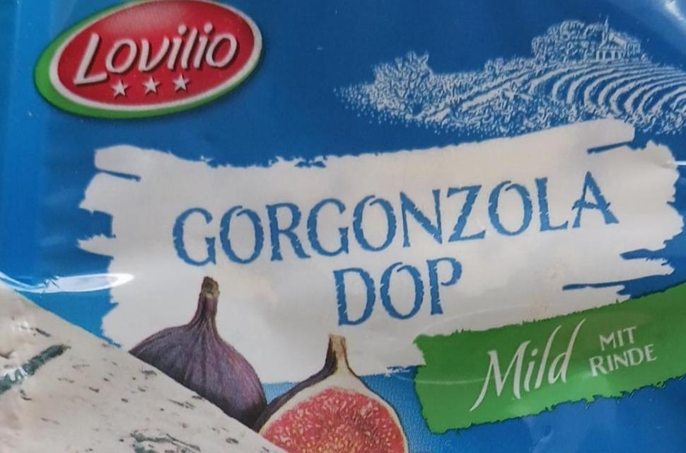 Фото - Сир Італійський пікантний Gorgonzola DOP М'який з корою Lovilio