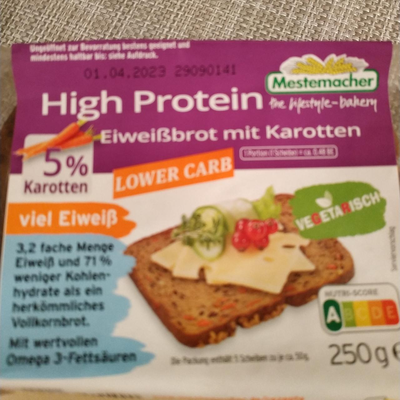 Фото - Хліб з підвищеним вмістом протеїну High Protein Mestemacher