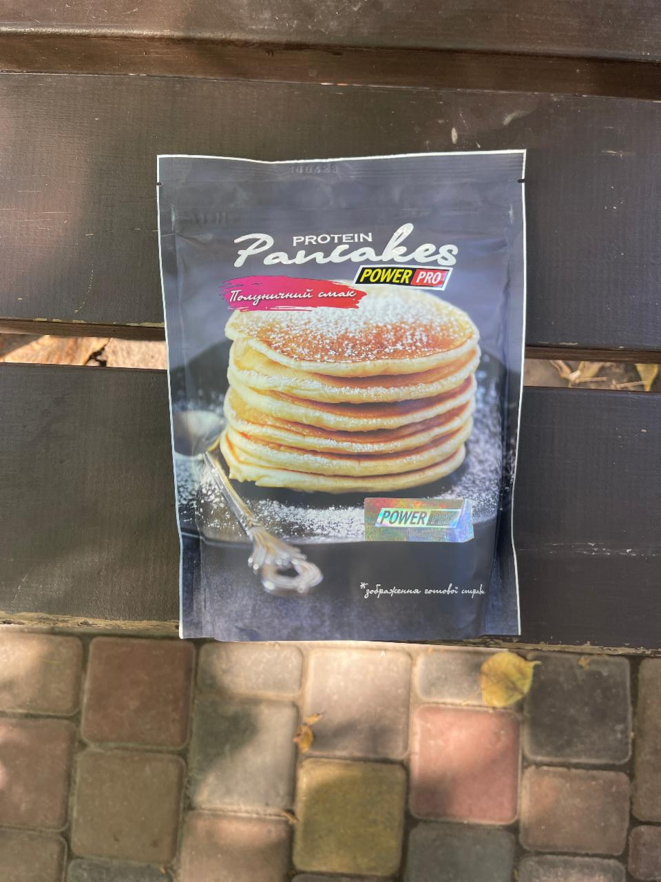 Фото - Суміш протеїнова для приготування панкейку Смак: Полуничний Pancake Power Pro