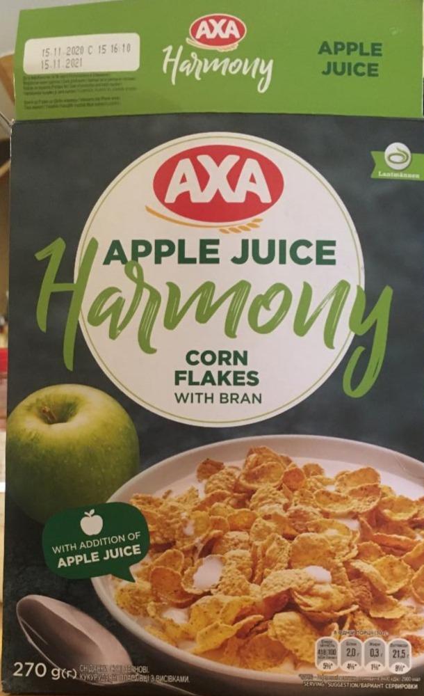 Фото - пластівці кукурудзяні з висівками і яблучним соком АХА