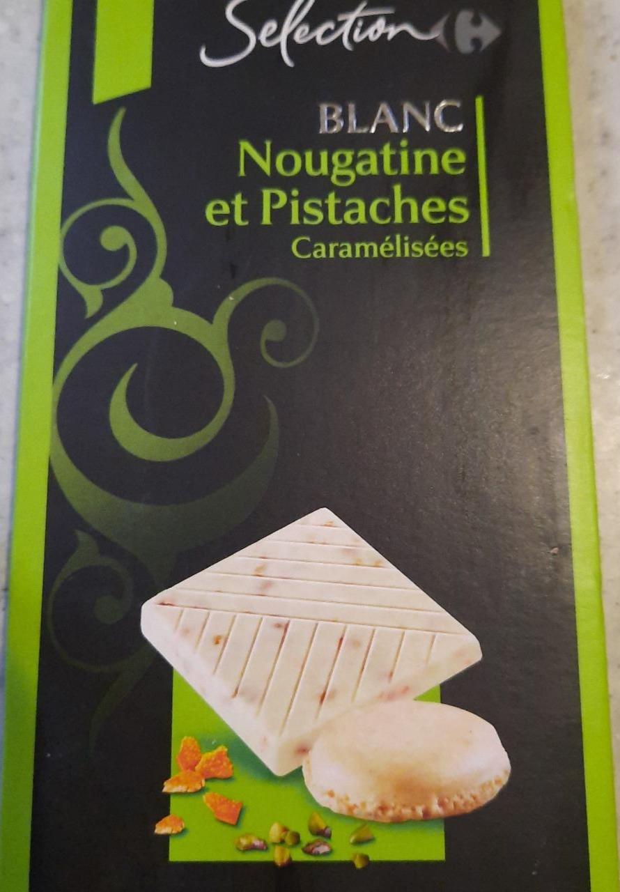 Фото - Nougatine & pistache caramélisée blanc Carrefour Sélection