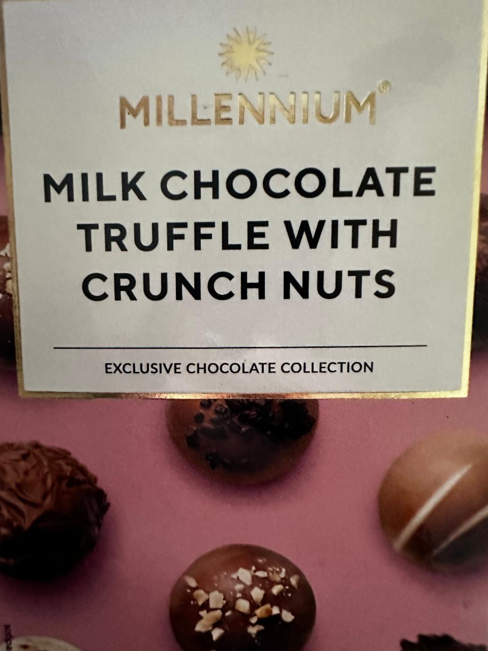 Фото - Молочний шоколад Milk Chocolate Truffle with crunch nuts Millennium