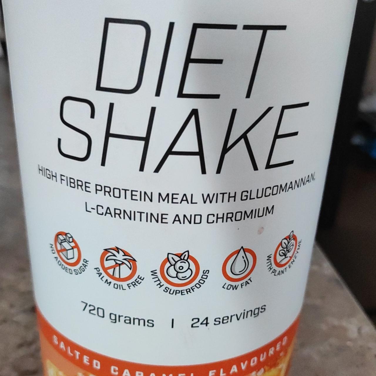 Фото - Diet shake порошок із сироваткового протеїну зі смаком солоної карамелі BioTechUSA