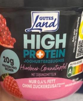 Фото - High Protein Joghurt Himbeer-Granatapfel Gutes Land