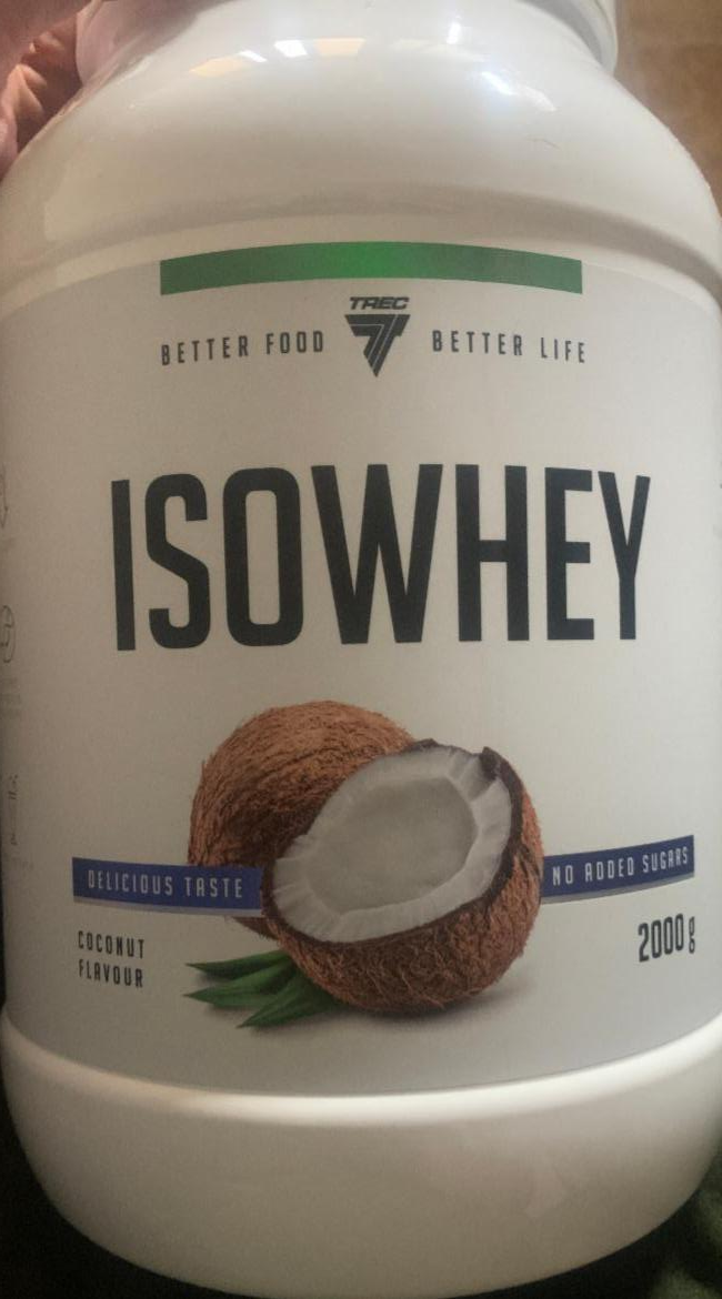 Фото - Ізолят протеіну Isowhey з кокосовим смаком Trec