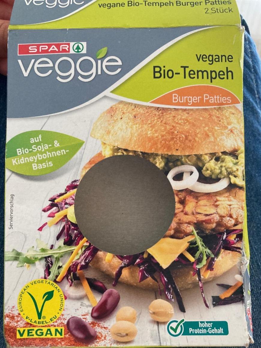 Фото - Vegan Bio-Tempeh Burger Patties Spar veggie